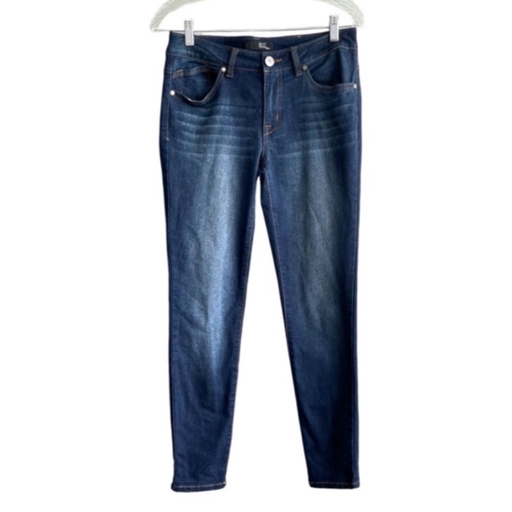 1822 Denim Skinny Ankle Jeans Classic Medium Dark Wash Blue Size 6